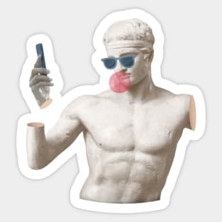 Influencer on social-media - Aesthetic Sticker